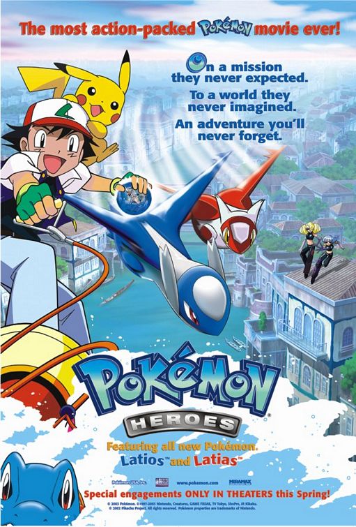 Pokemon Heroes Movie Poster