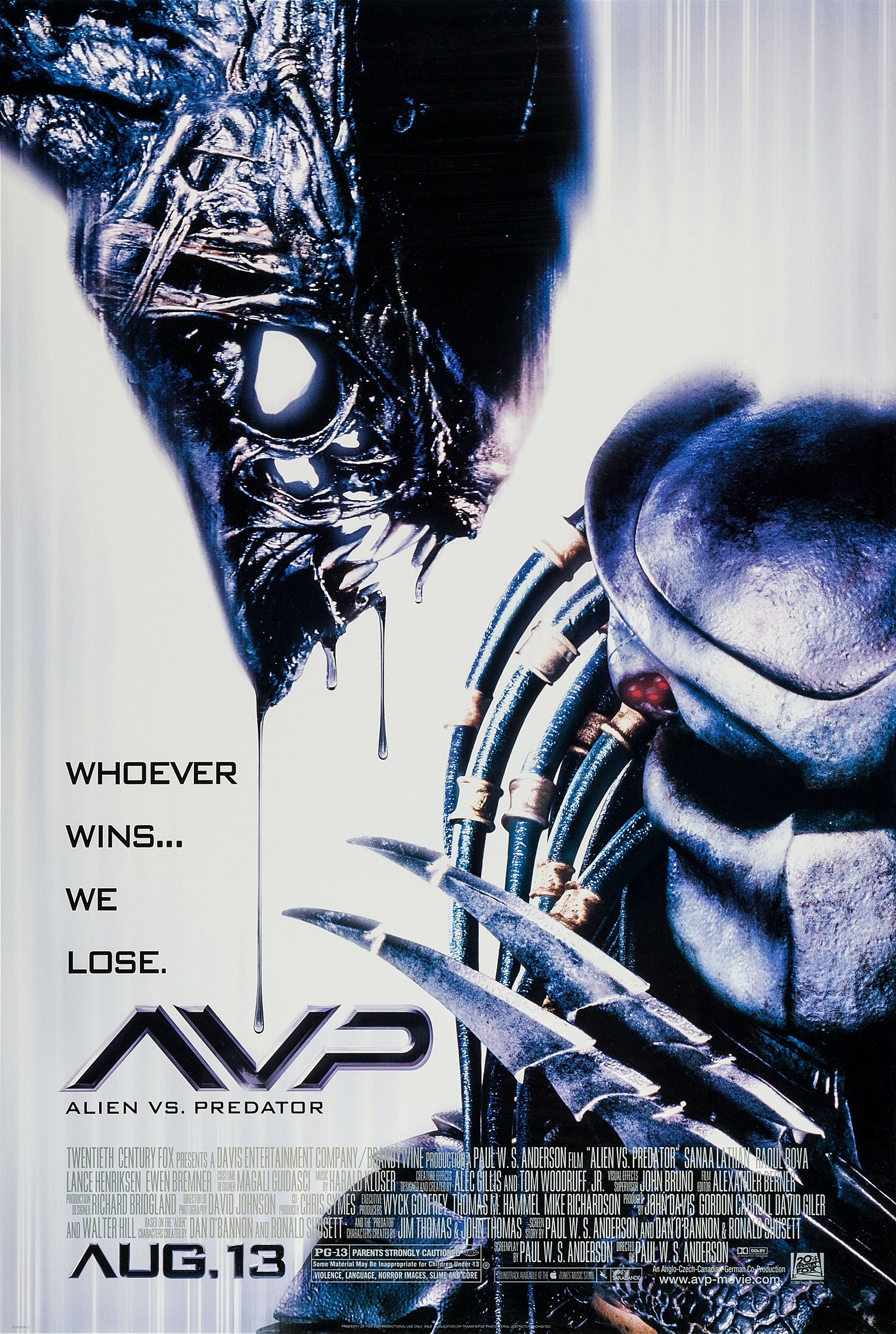 Mega Sized Movie Poster Image for AVP: Alien Vs. Predator (#3 of 4)