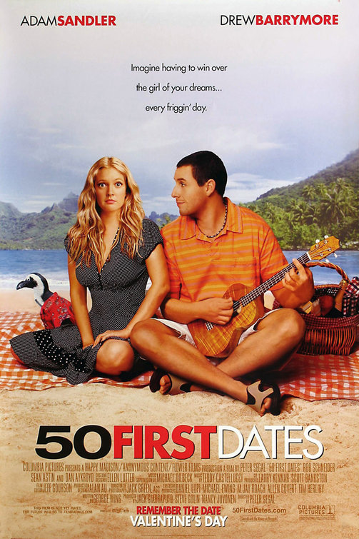 50 First Dates Movie Poster