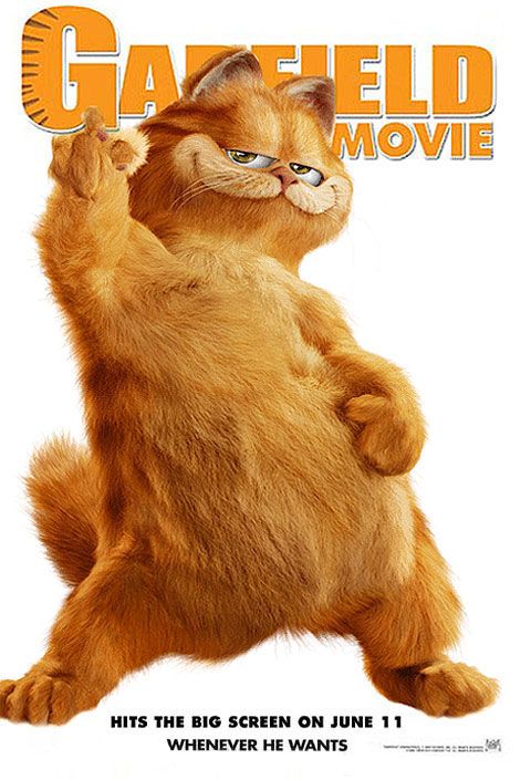 Garfield Movie Poster