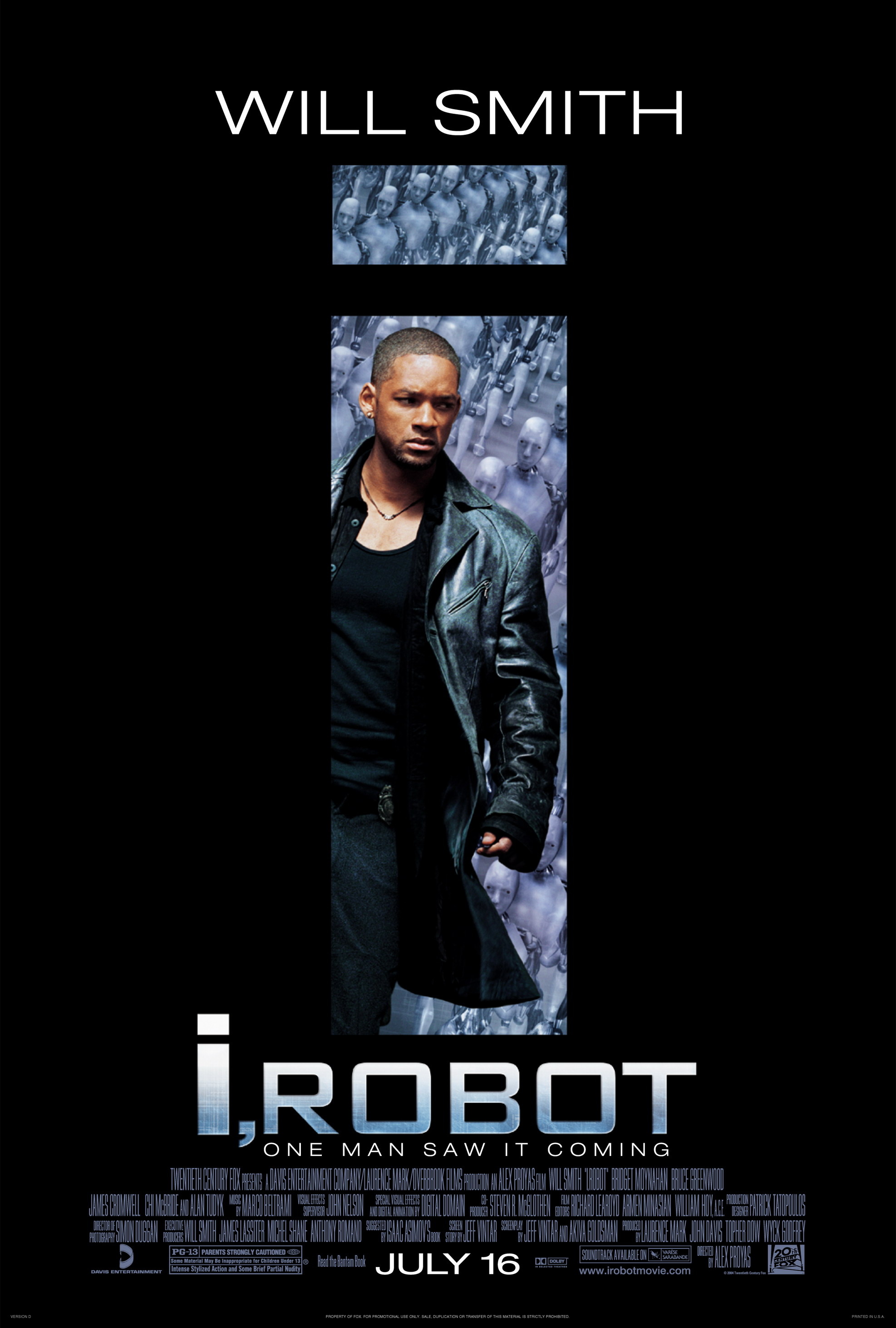 Mega Sized Movie Poster Image for I, Robot (#3 of 7)