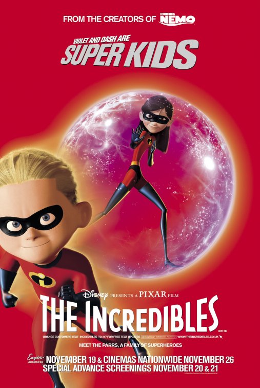 The Incredibles Movie Poster