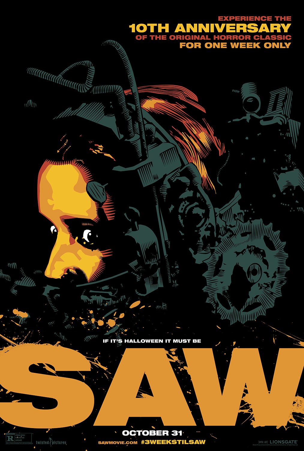 Extra Large Movie Poster Image for Saw (#11 of 15)