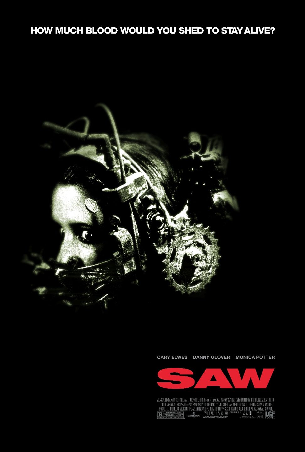 Extra Large Movie Poster Image for Saw (#3 of 15)