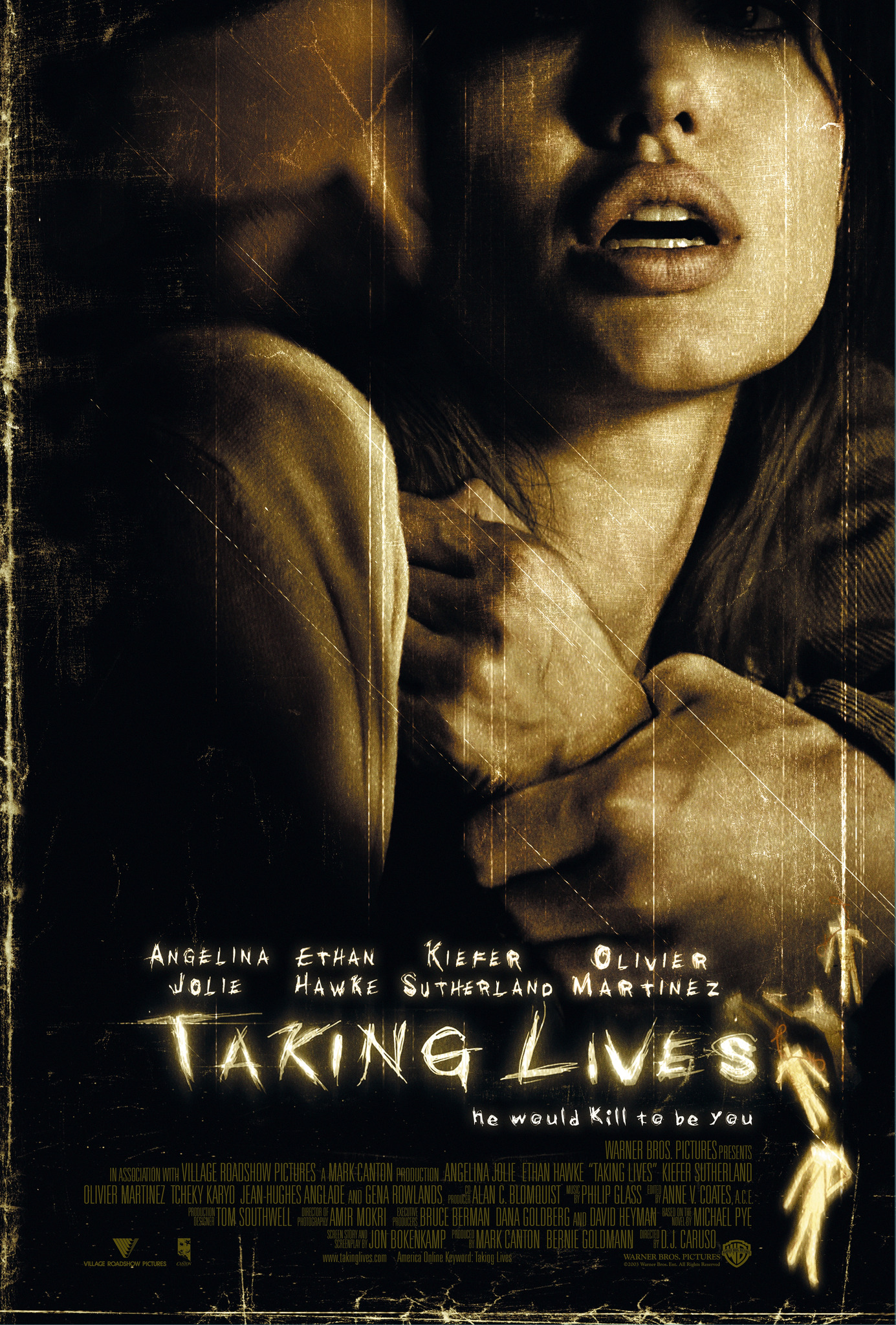 Mega Sized Movie Poster Image for Taking Lives (#1 of 2)