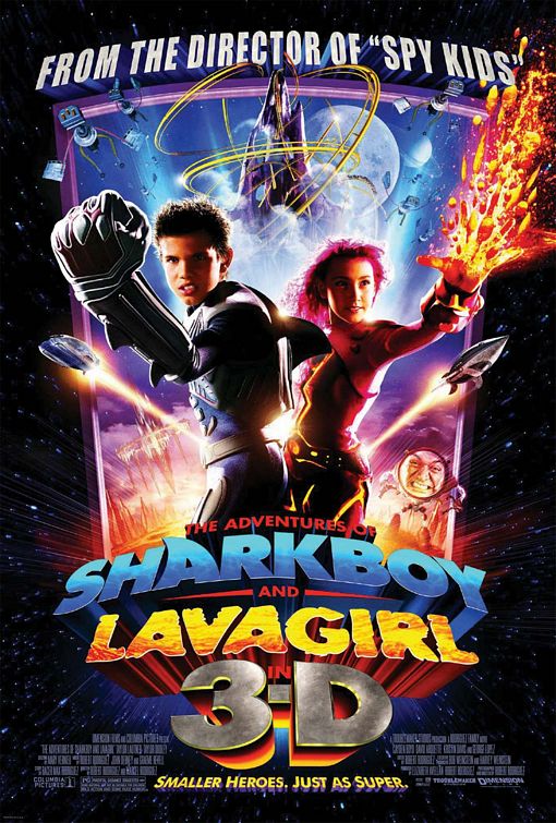 The Adventures of Sharkboy and Lavagirl in 3-D Movie Poster