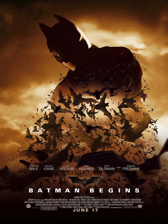 Batman Begins Movie Poster