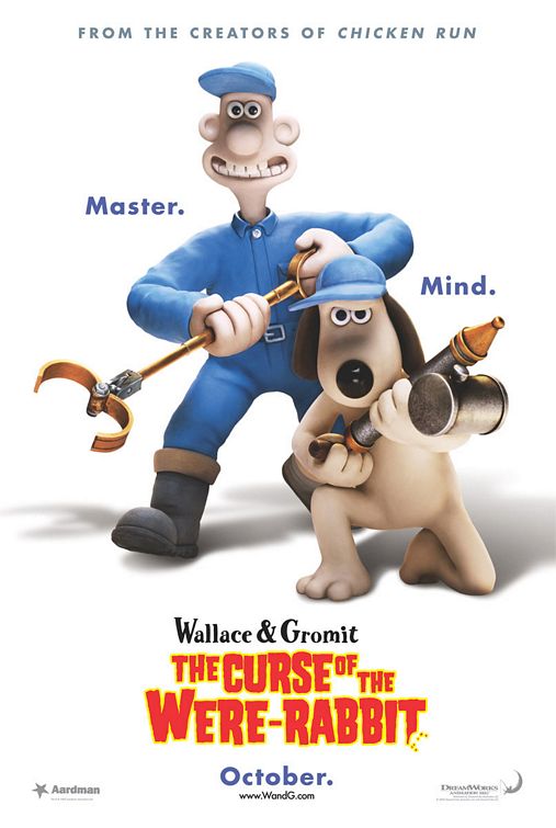 Wallace & Gromit in The Curse of the Were-Rabbit Movie Poster