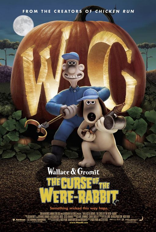 Wallace & Gromit in The Curse of the Were-Rabbit Movie Poster