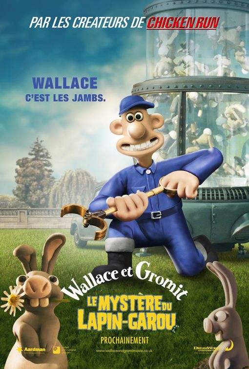 Wallace & Gromit in The Curse of the Were-Rabbit Movie Poster