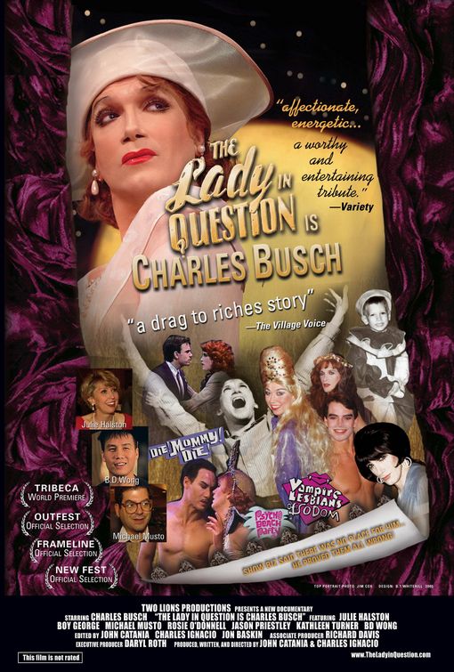 The Lady in Question Is Charles Busch Movie Poster