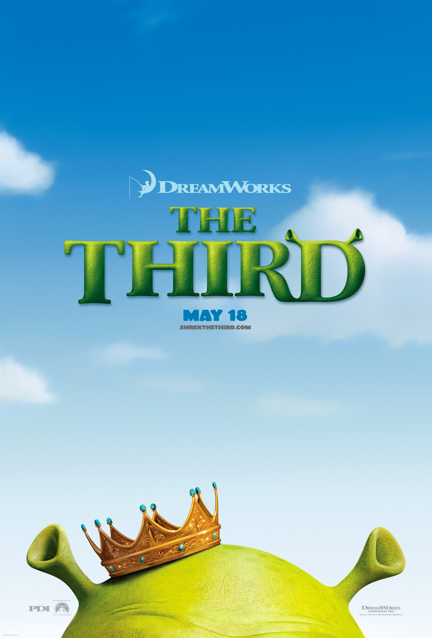 Mega Sized Movie Poster Image for Shrek the Third (#1 of 8)