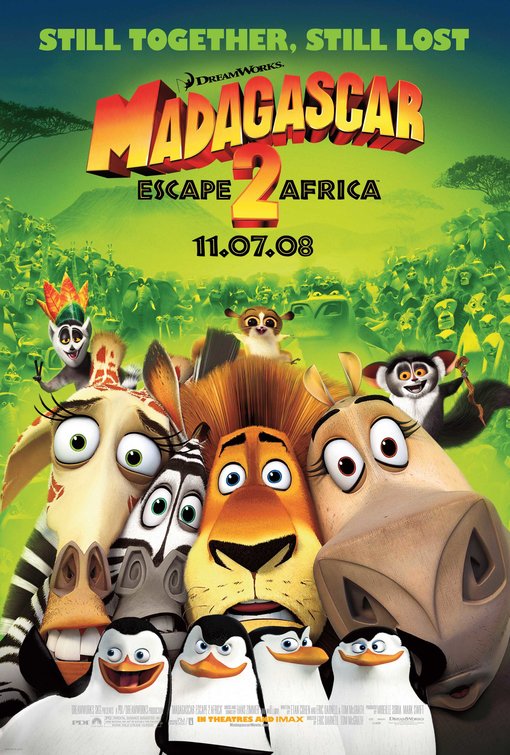 Madagascar: Escape 2 Africa Movie Poster