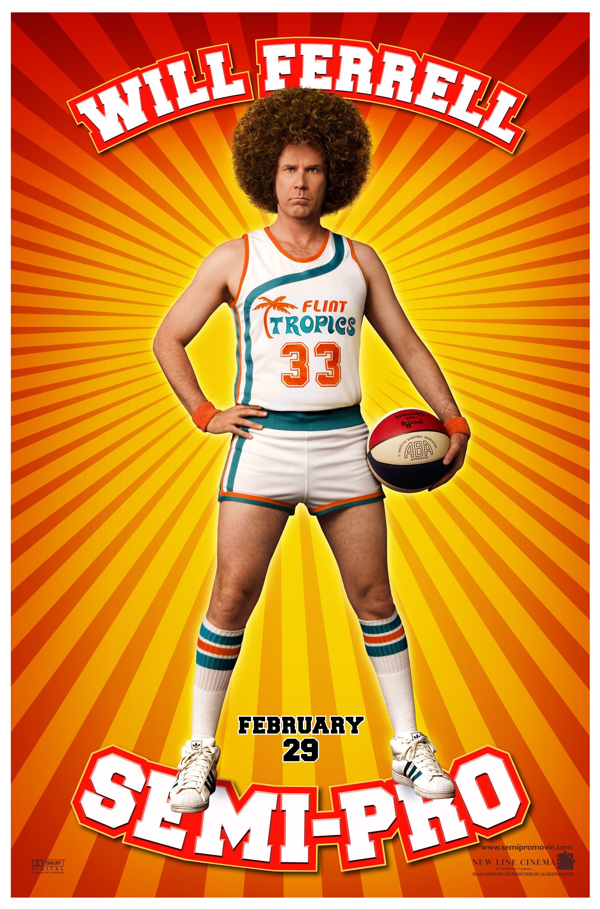 Mega Sized Movie Poster Image for Semi-Pro (#6 of 8)