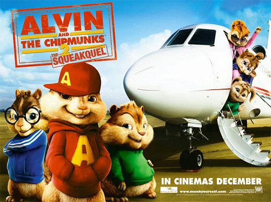 Alvin and the Chipmunks: The Squeakquel Movie Poster