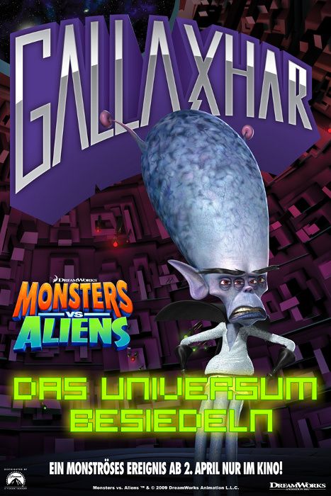 Monsters vs. Aliens Movie Poster