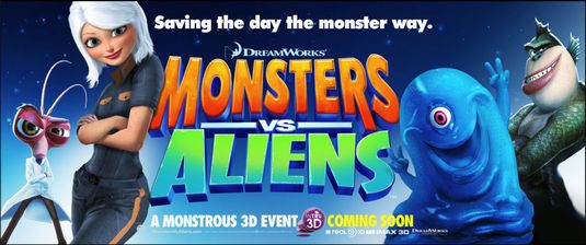 Monsters vs. Aliens Movie Poster