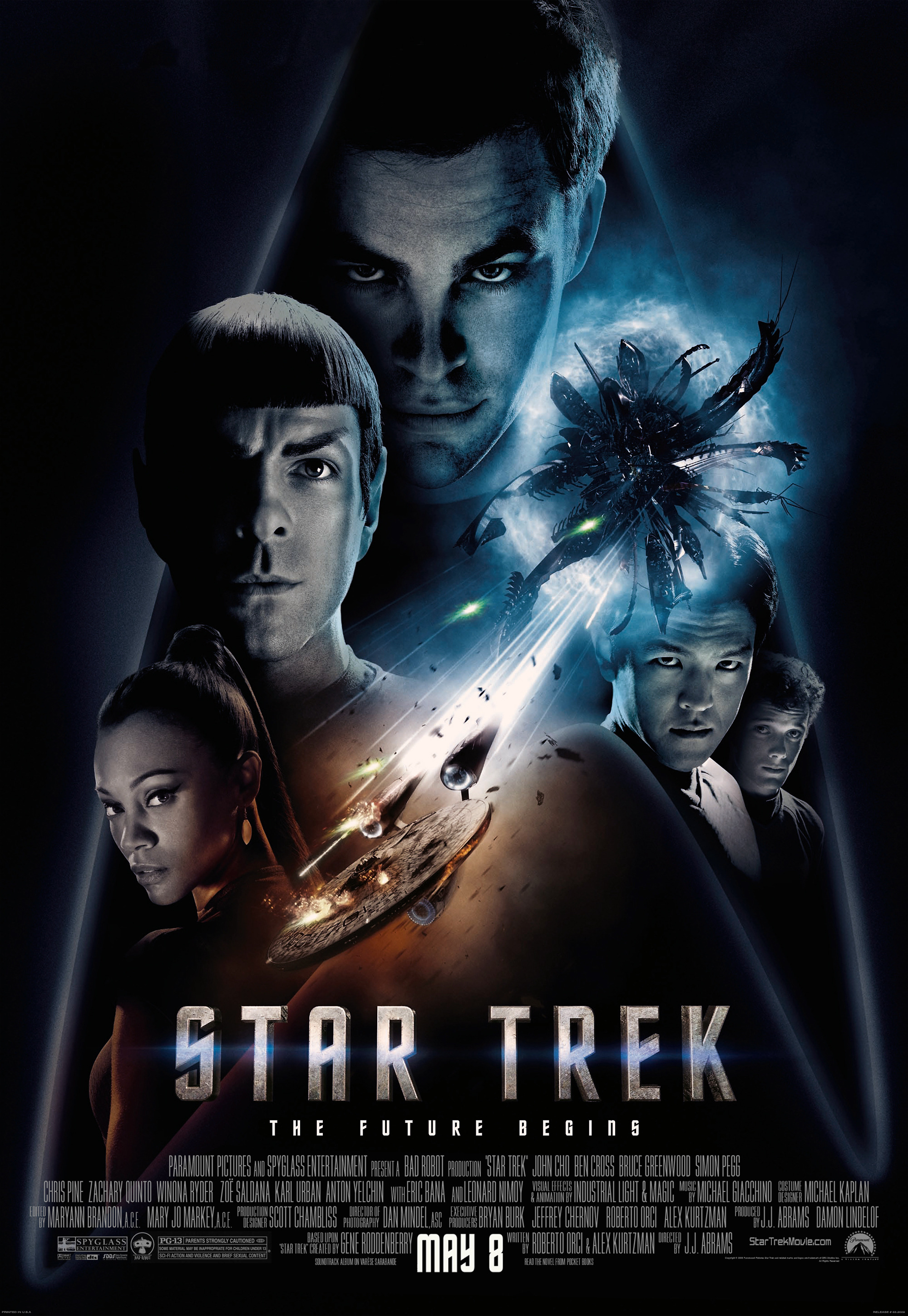 Mega Sized Movie Poster Image for Star Trek (#18 of 20)