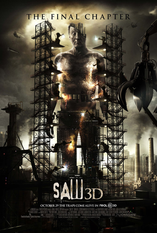 Saw 3D Movie Poster