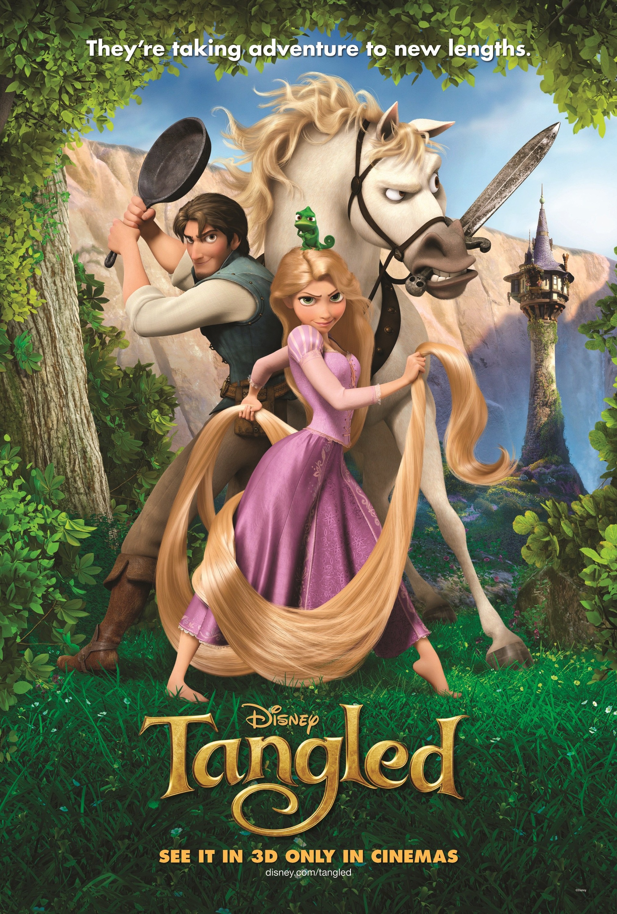 Mega Sized Movie Poster Image for Tangled (#3 of 6)