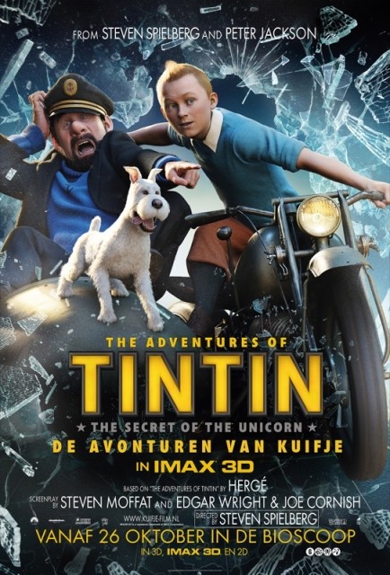 The Adventures of Tintin: The Secret of the Unicorn Movie Poster