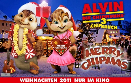 Alvin and the Chipmunks: Chip-Wrecked Movie Poster