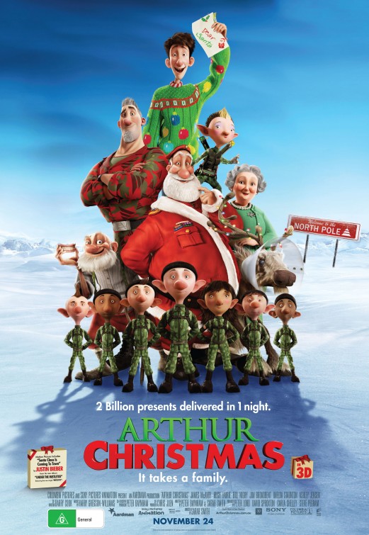 Arthur Christmas Movie Poster