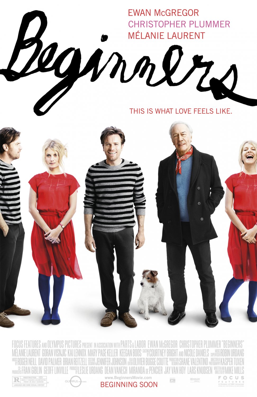 Extra Large Movie Poster Image for Beginners (#1 of 3)