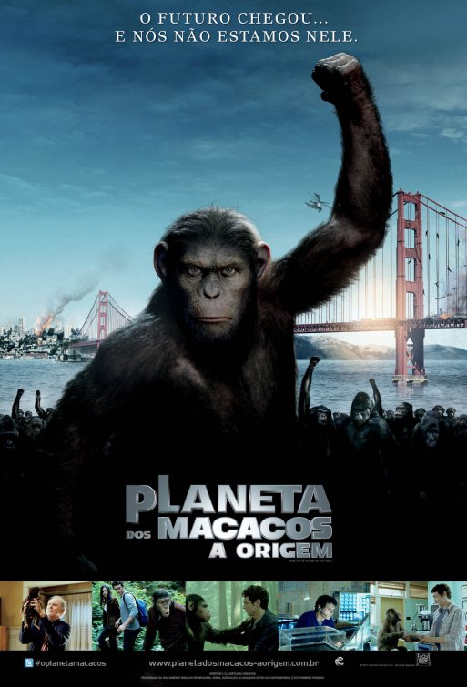 Rise of the Planet of the Apes Movie Poster