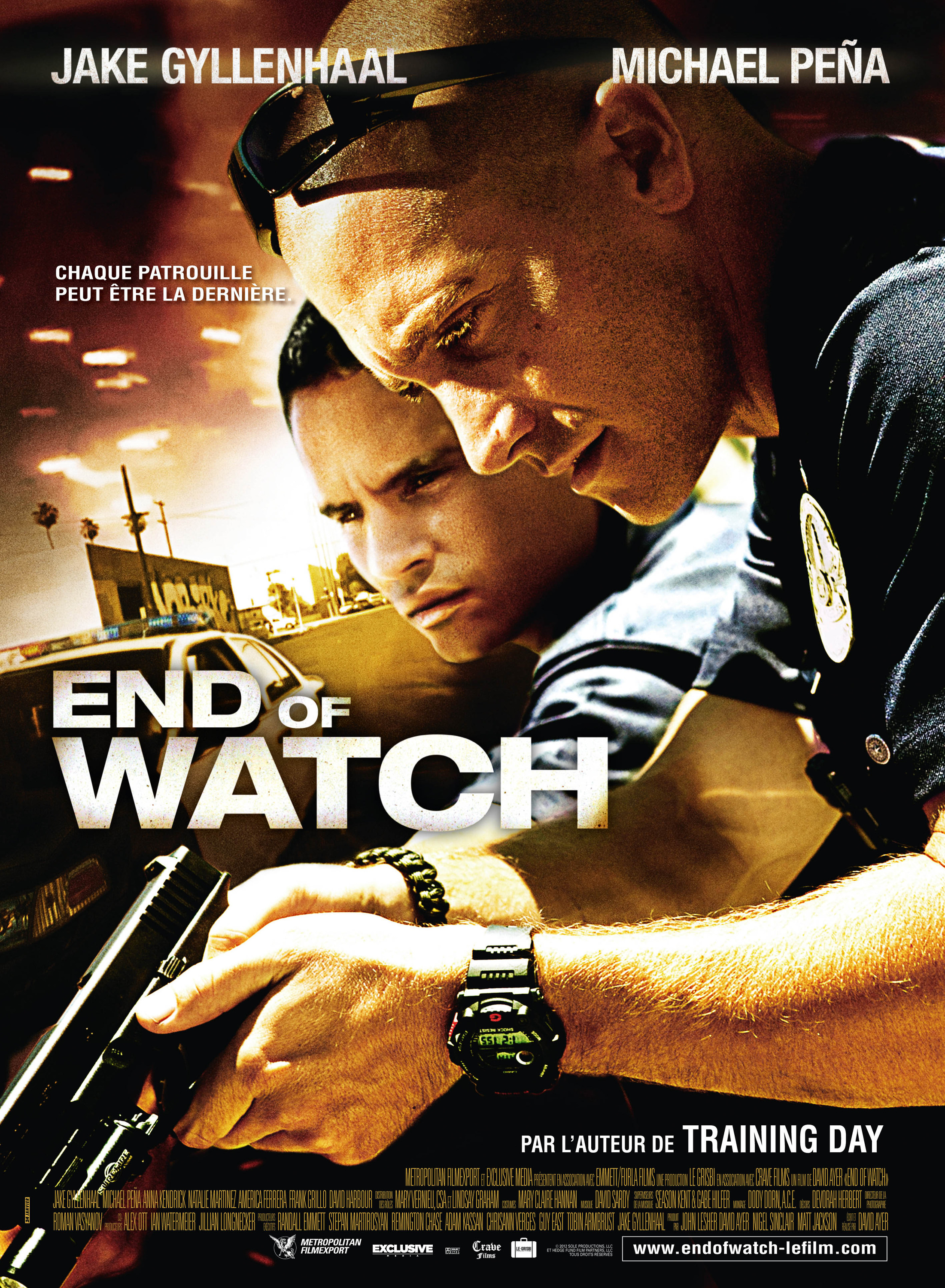 Mega Sized Movie Poster Image for End of Watch (#3 of 5)