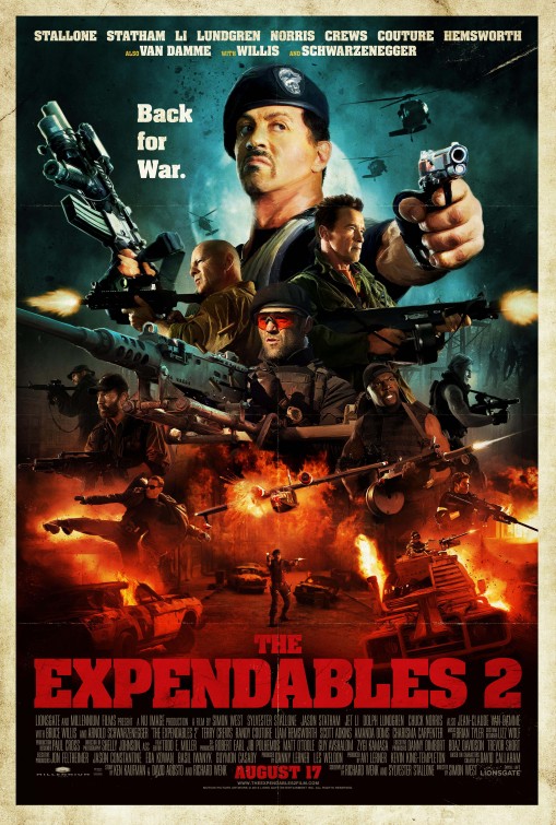 The Expendables 2 Movie Poster