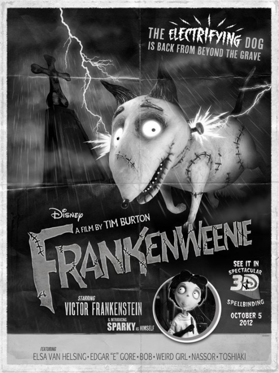 Frankenweenie Movie Poster