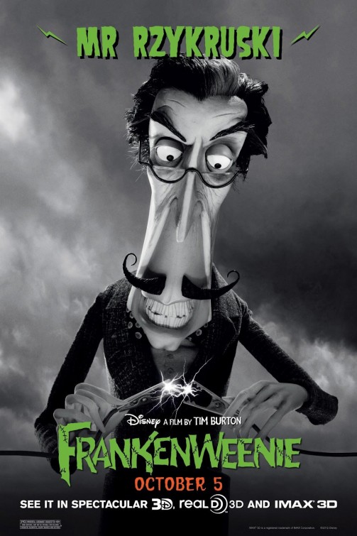 Frankenweenie Movie Poster