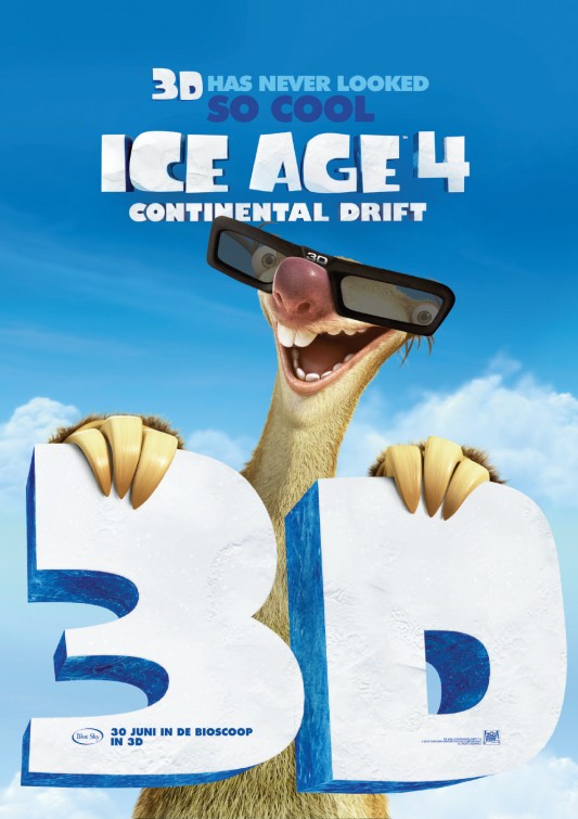 Ice Age: Continental Drift Movie Poster