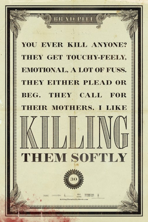 Killing Them Softly Movie Poster