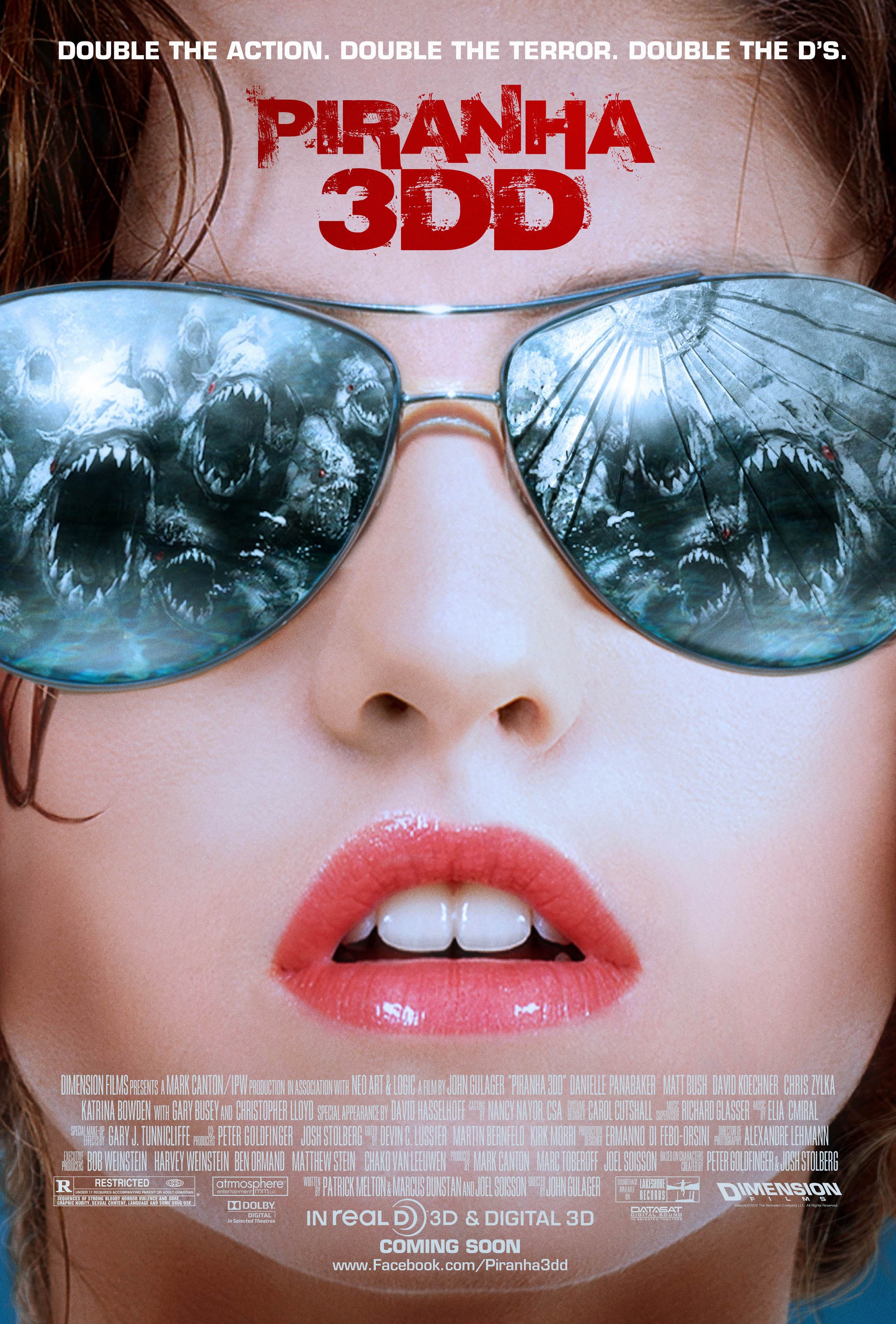 Mega Sized Movie Poster Image for Piranha 3DD (#2 of 5)