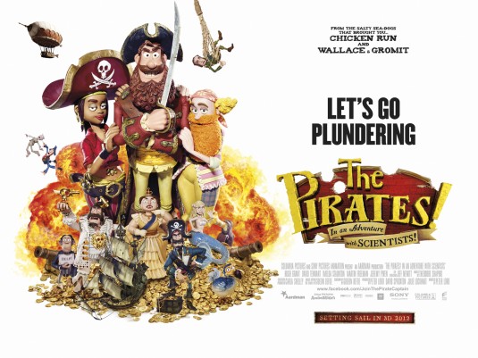 The Pirates! In an Adventure with Scientists Movie Poster