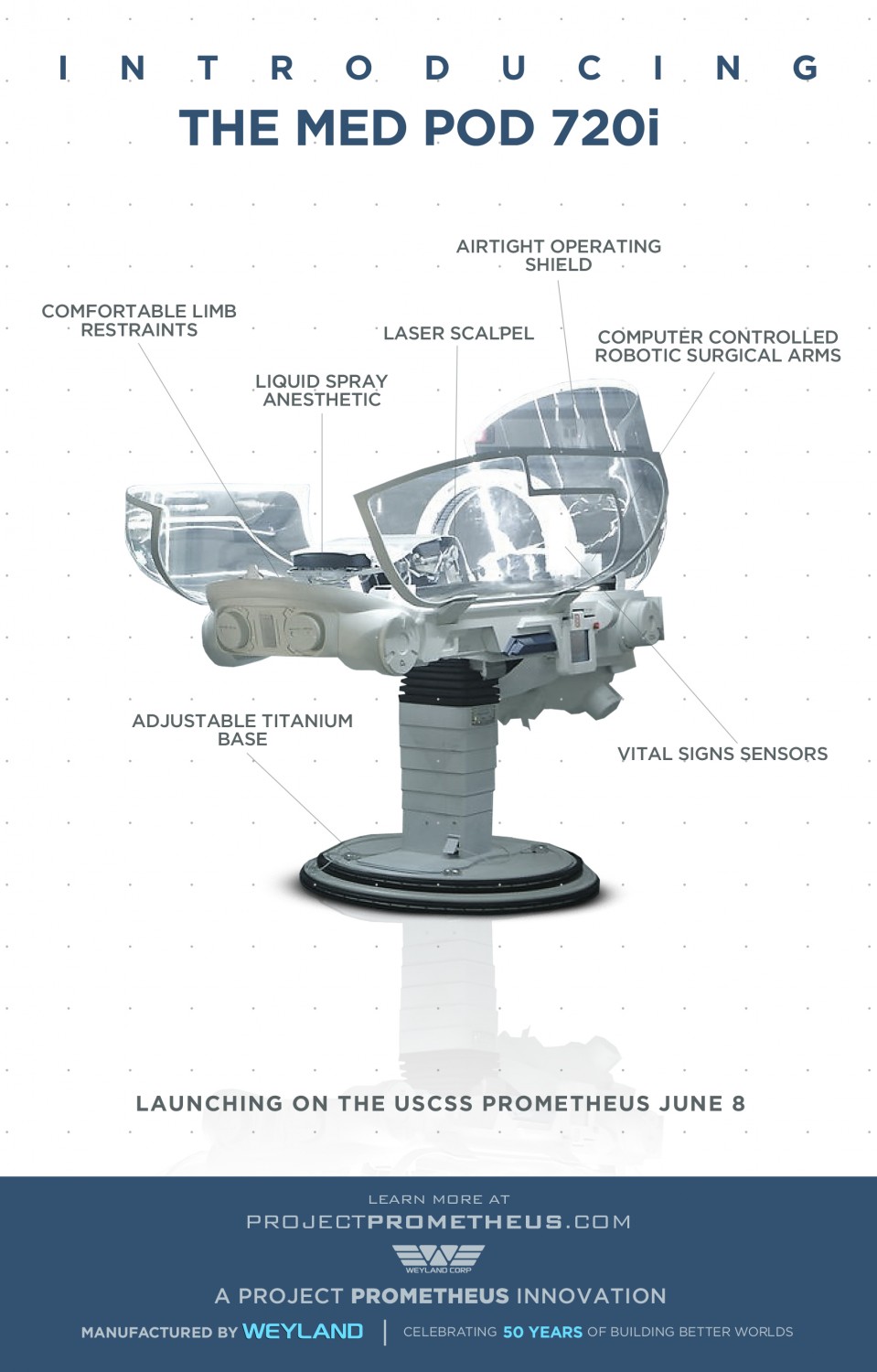 Extra Large Movie Poster Image for Prometheus (#4 of 11)