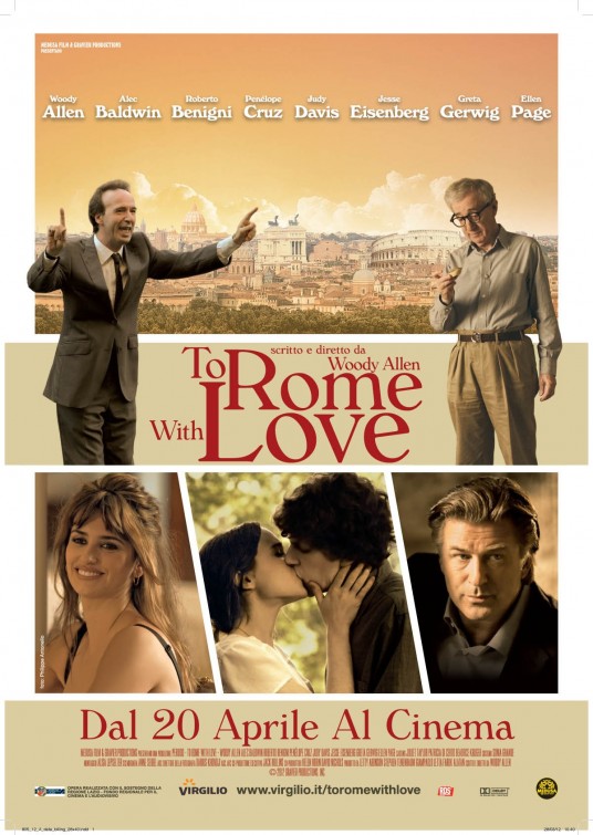 To Rome with Love Movie Poster