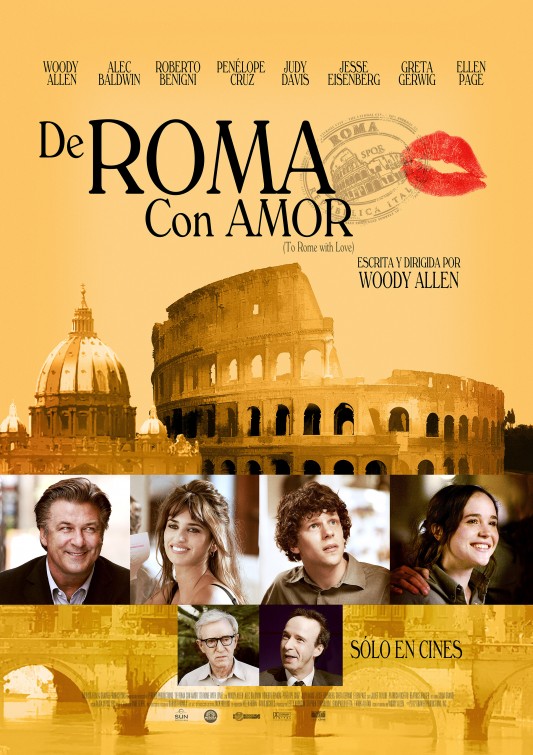 To Rome with Love Movie Poster