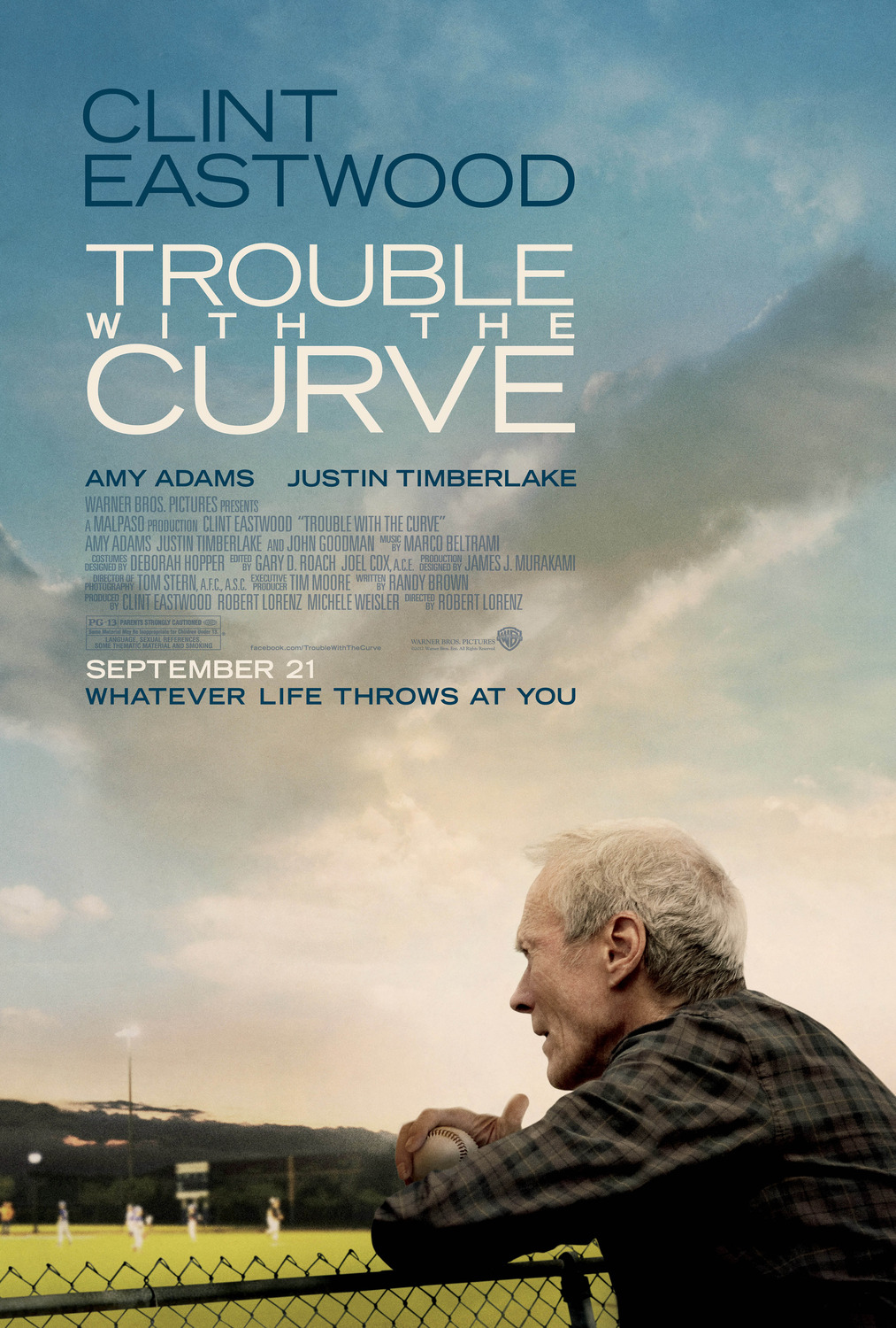 Extra Large Movie Poster Image for Trouble with the Curve (#1 of 3)