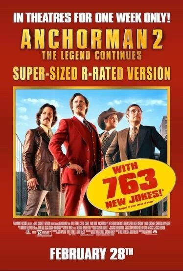 Anchorman 2 Movie Poster