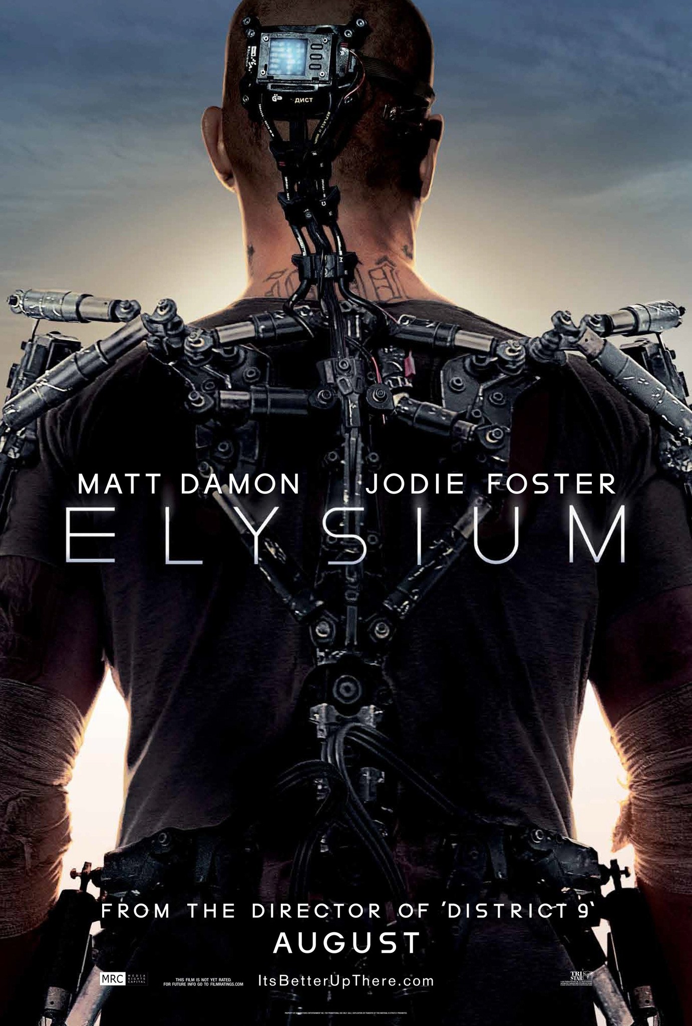 Mega Sized Movie Poster Image for Elysium (#1 of 3)