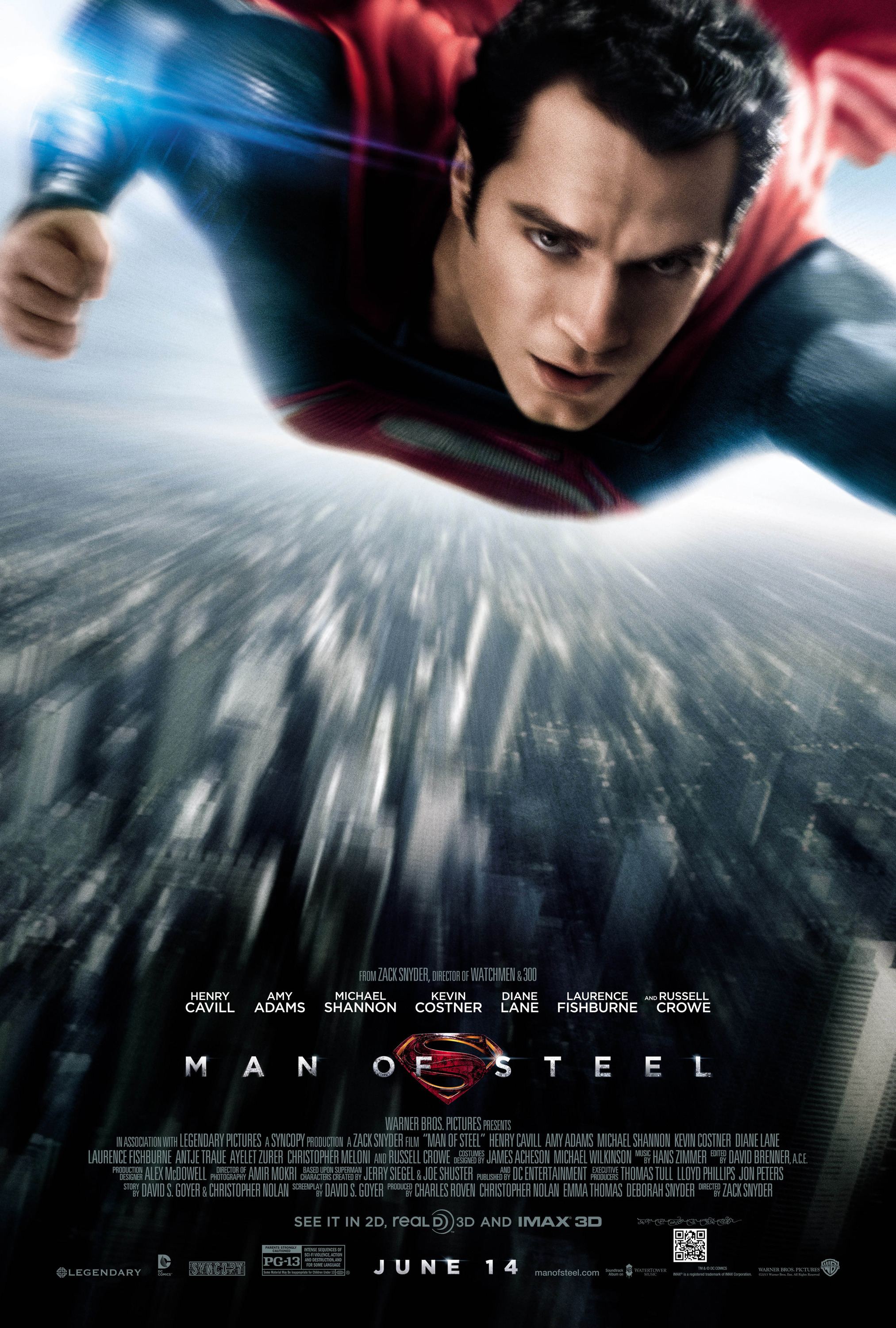 Mega Sized Movie Poster Image for Man of Steel (#3 of 16)