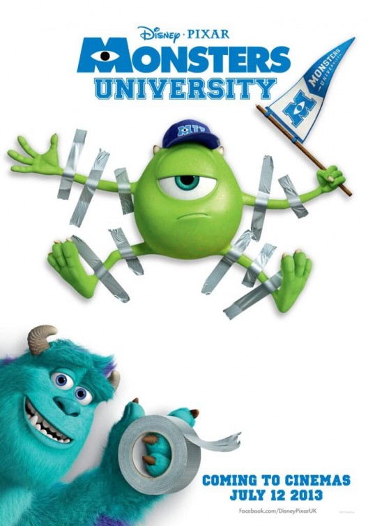 Monsters University Movie Poster