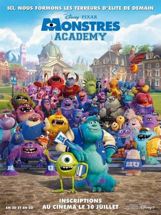 Monsters University Movie Poster