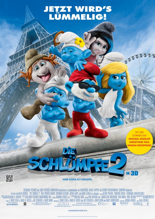 The Smurfs 2 Movie Poster