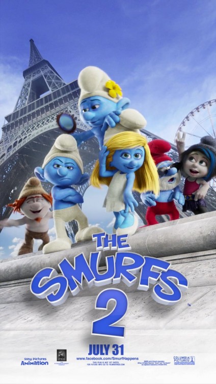 The Smurfs 2 Movie Poster