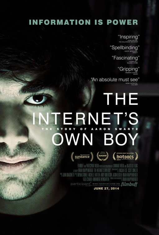 The Internet's Own Boy: The Story of Aaron Swartz Movie Poster