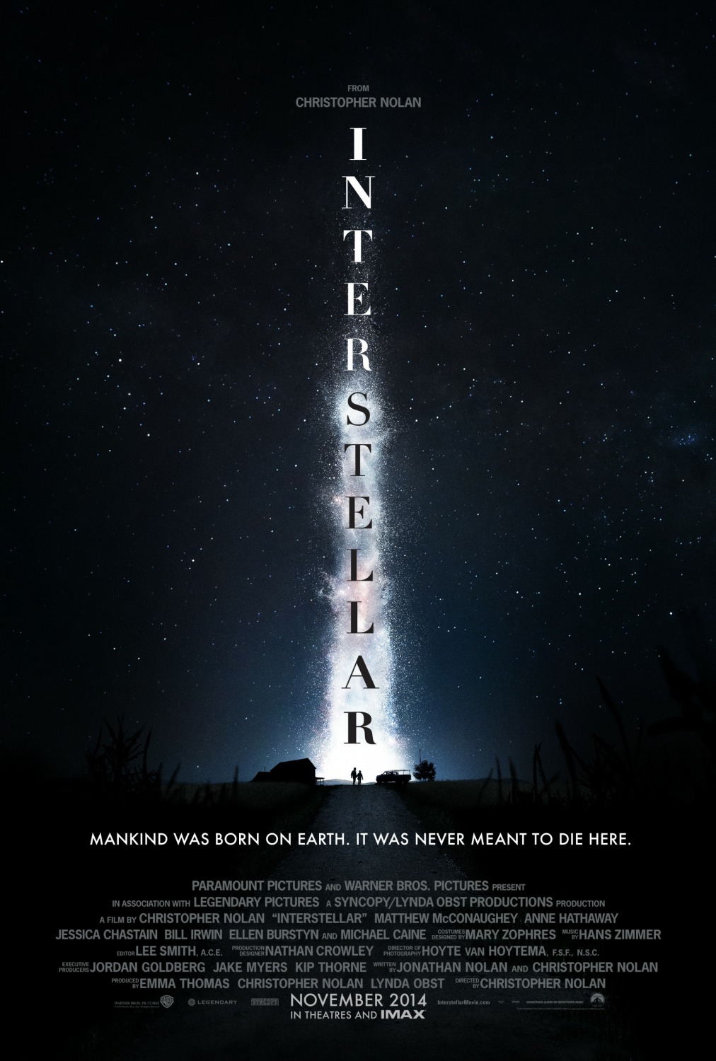 Extra Large Movie Poster Image for Interstellar (#1 of 11)